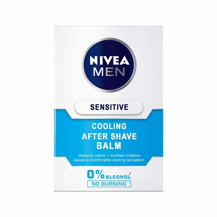 Balsam dupa ras Nivea Men Sensitive Cooling, 100 ml - efect fresh si prospetime dupa ras