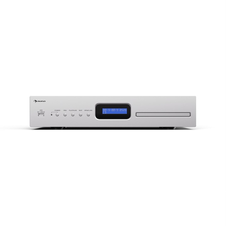 Player CD/MP3 Auna Art22, 130W, USB, telecomandă, 43x26x8, 7cm
