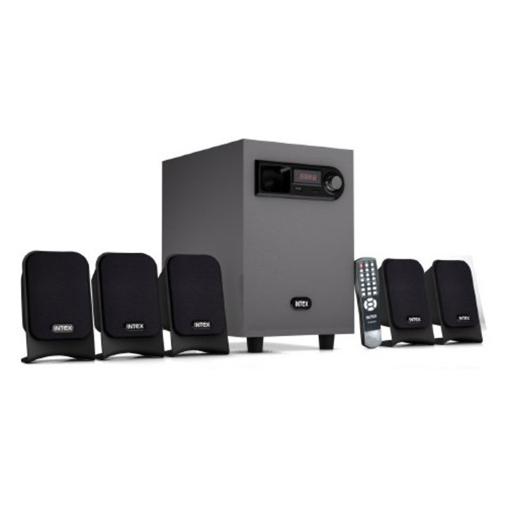 Intex 5.1 hangrendszer, 10W, USB, fekete