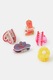 Accessorize London, Set de clame de par - 5 piese, Multicolor