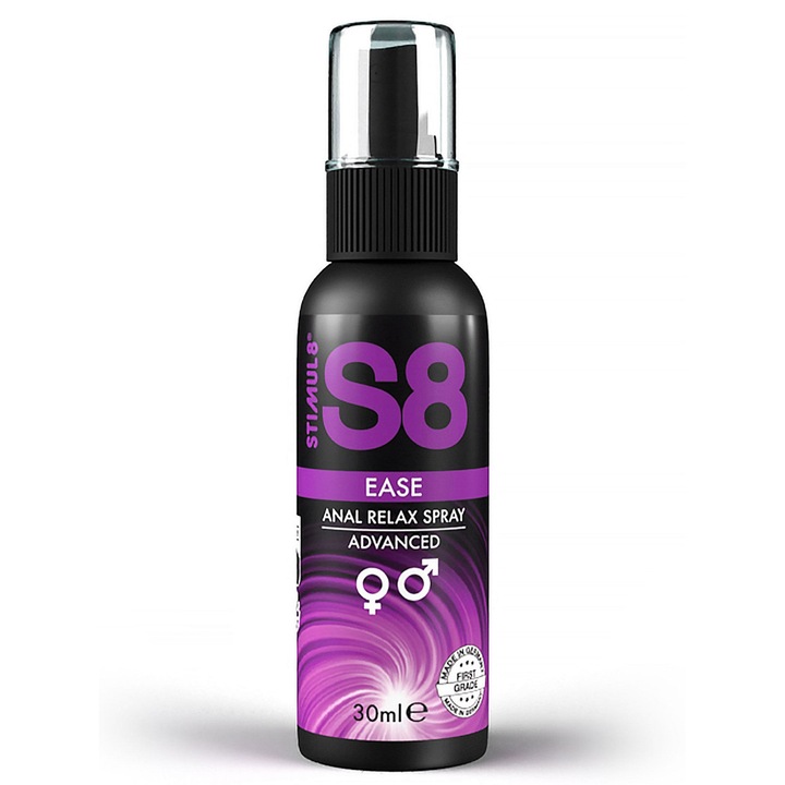 Spray Intim S8 Ease Anal Relax Advanced – Confort Sporit si Aplicare Usoara, 30 ml