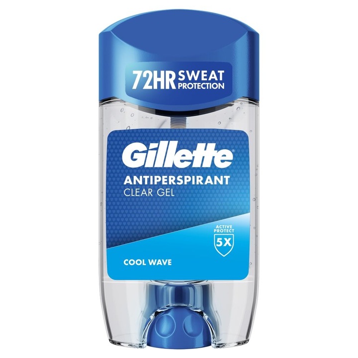 Gillette Cool Wave Gel Antiperspirant pentru Barbati 70ml