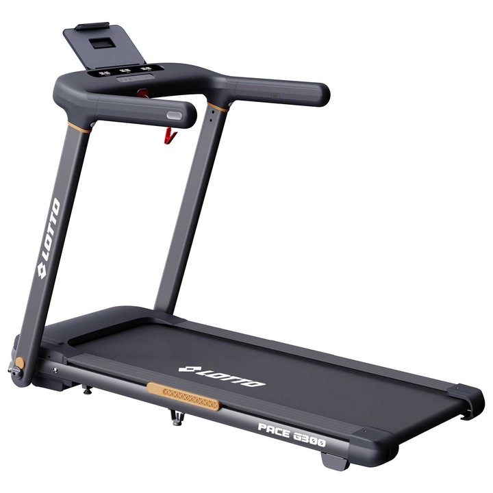 Banda de alergat electrica Lotto Pace G300, inclinare automata 20 nivele, bluetooth, 120x45 cm, max 120 kg