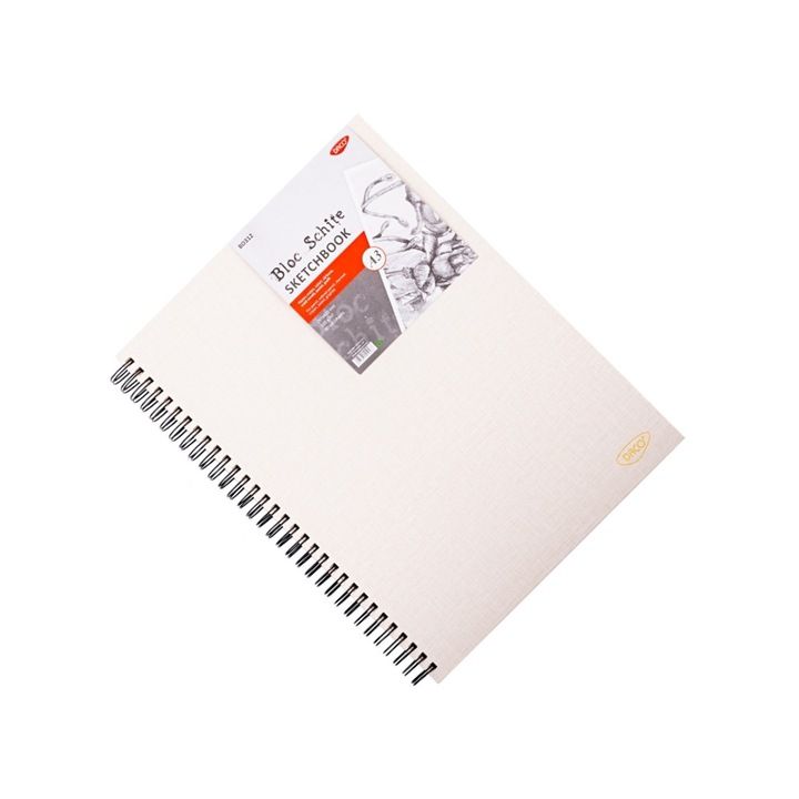 Bloc de desen A3, 80 file, 120 g/mp, ideal pentru schite si studii artistice DACO sku11