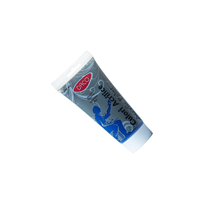 Culori Acrilice, Albastru Ultramarin, Tub 200 ml DACO sku28