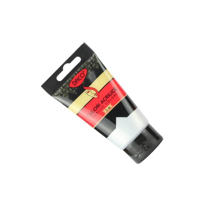Vopsea Acrilica, Culoare Argintiu Metalic, Tub 75 ml DACO sku11