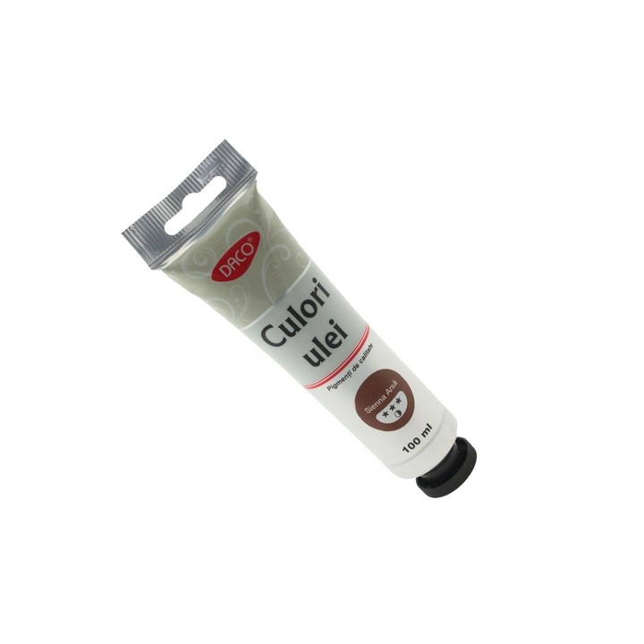 Culori ulei, nuanta Siena Arsa, tub 100 ml DACO