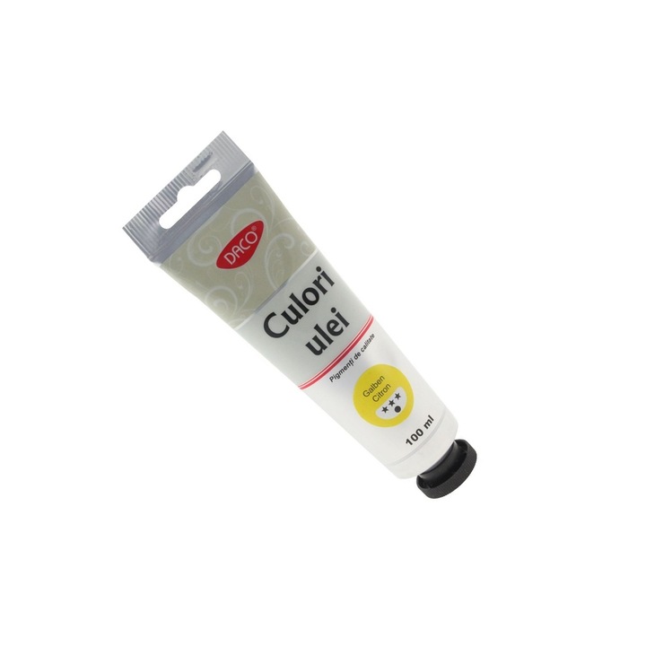 Culoare Ulei Galben Citron, 100 ml, pentru lucrari luminoase si durabile DACO sku11