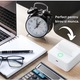 Мини преносим принтер, Bluetooth, приложение за телефон, съвместим с IOS/Android, термичен, без тонер, вградена батерия, 5 самозалепващи ролки + 5 обикновени ролки включени, AZFAMZOP®, Бял