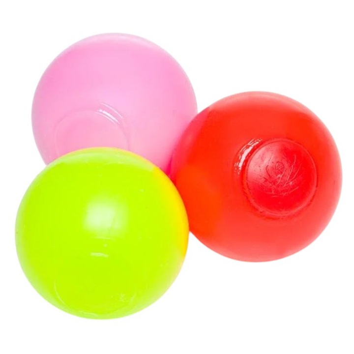 Set Bile Anti-Stress ZANOX®, Sticky Balls, 3 Bucati, Elastice si Lipicioase, pentru Relaxare si Distractie