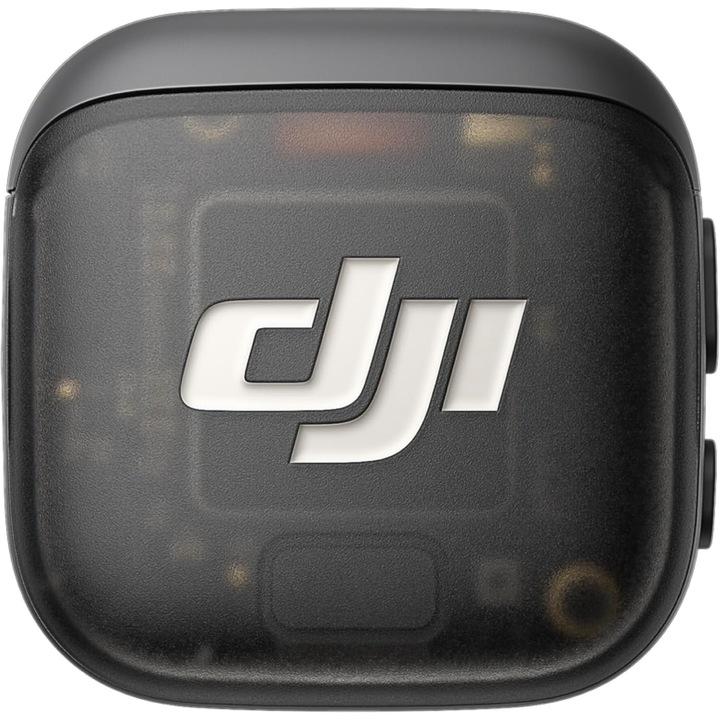 Microfon wireless mini DJI Mic 3 Transmitter, noise cancelling, 32-bit float, negru, 16g