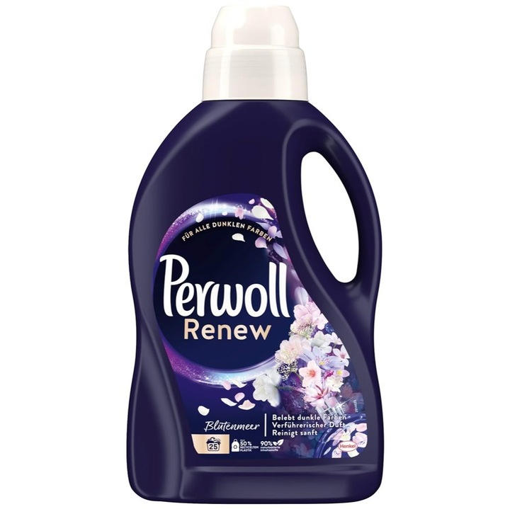 Folyékony mosószer, PERWOLL, Renew Blossom, 1.375 L, 25 mosás