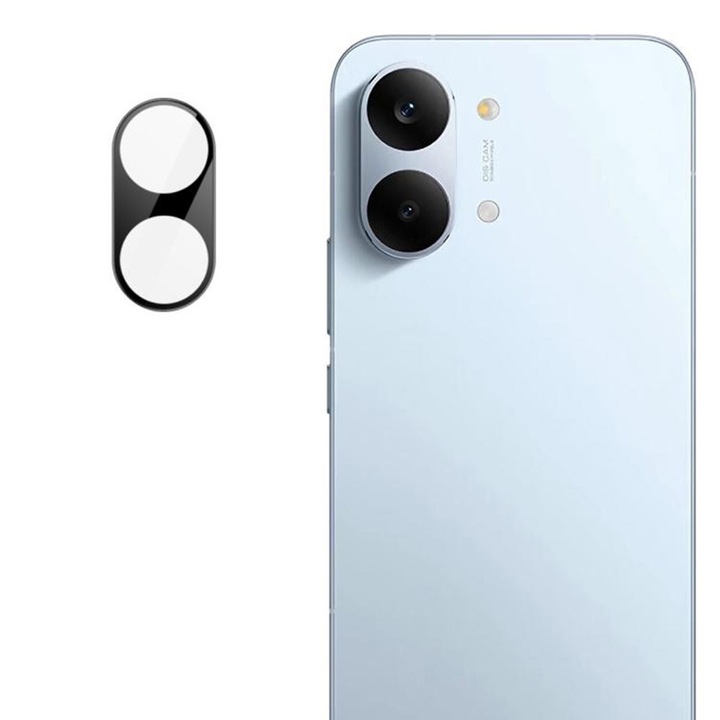 Folie Camera pentru Xiaomi Poco X8 Pro Max Daden din sticla, Full Cover, Protectie Profesionala, Ultra Rezistenta, Calitate Premium, Negru