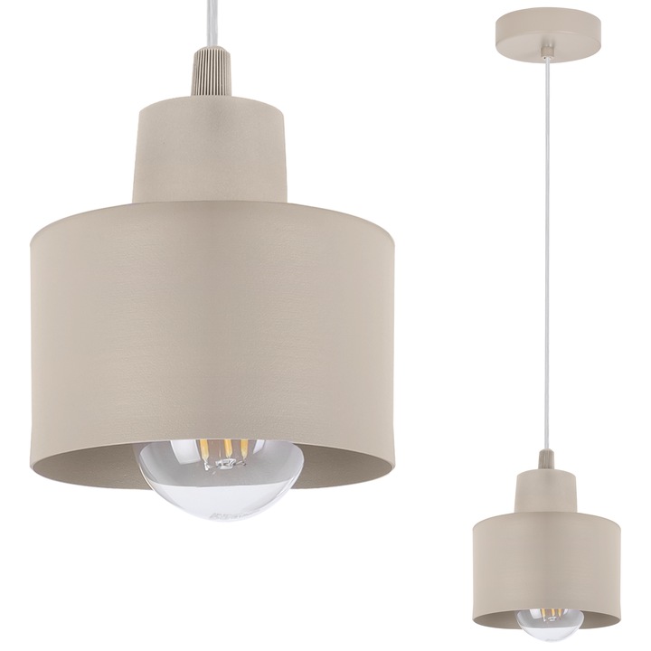 Lampa suspendata Panta cashmir cu 1 bec E27, pendul modern pentru interior Light Home LH