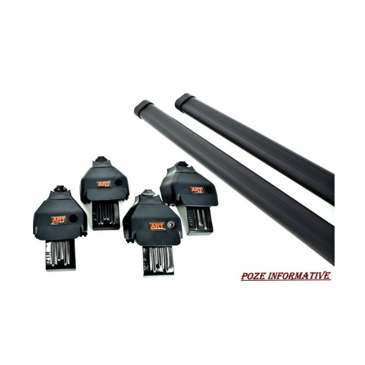 Bare portbagaj transversale auto 112 cm compatibile BMW Seria 1 E81 E87 F20 F21 si Seria 3 E46 E90 F30