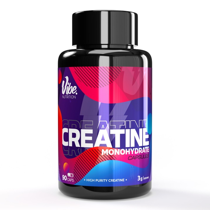 Creatina Monohidrata 100% | 90 Capsule | 3g per portie