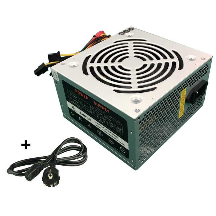 ATX tápegység 450W Alien Surface, 24P, 4P, fekete