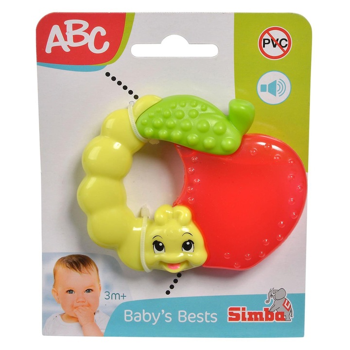 Jucărie dentiție, ABC, Cooling Fruits, refrigerabil