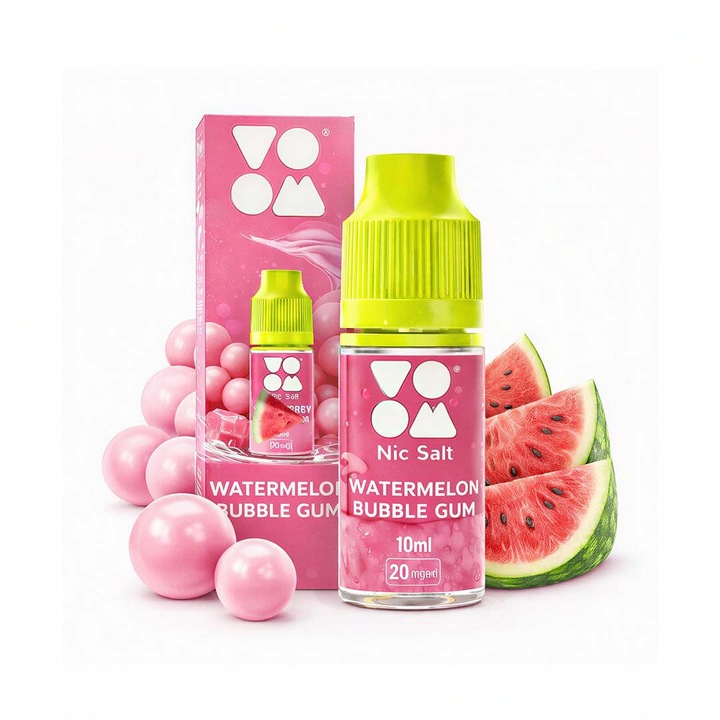 Lichid tigara electronica Voom, Watermelon Bubblegum, 20mg, 10ml