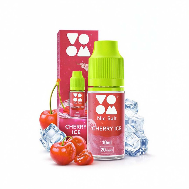 Lichid tigara electronica Voom, Cherry Ice, 20mg, 10ml