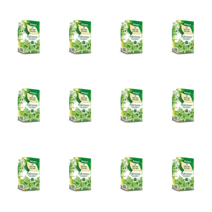 Ceai din plante, ZIELNIK POLSKI, Urzica, set de 12 pliculete, 30 g