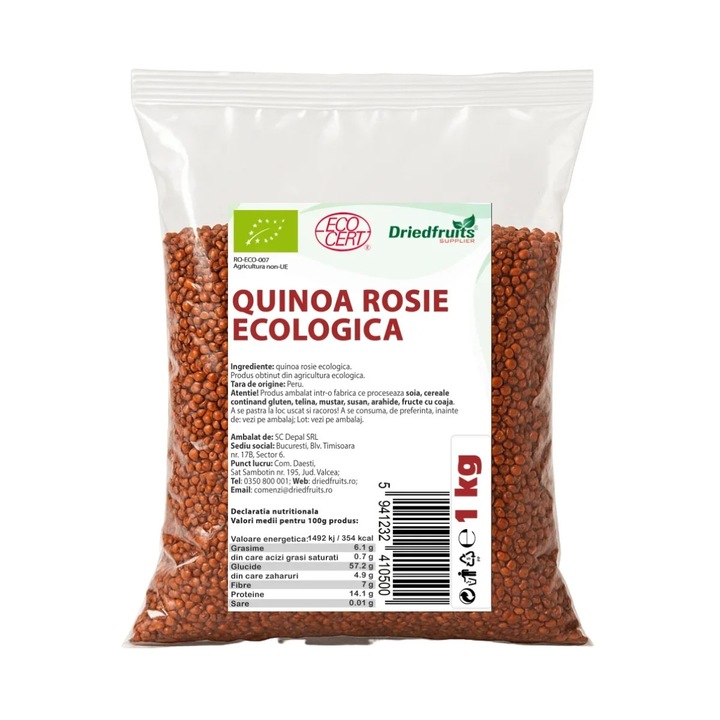 Quinoa rosie BIO - 1 Kg