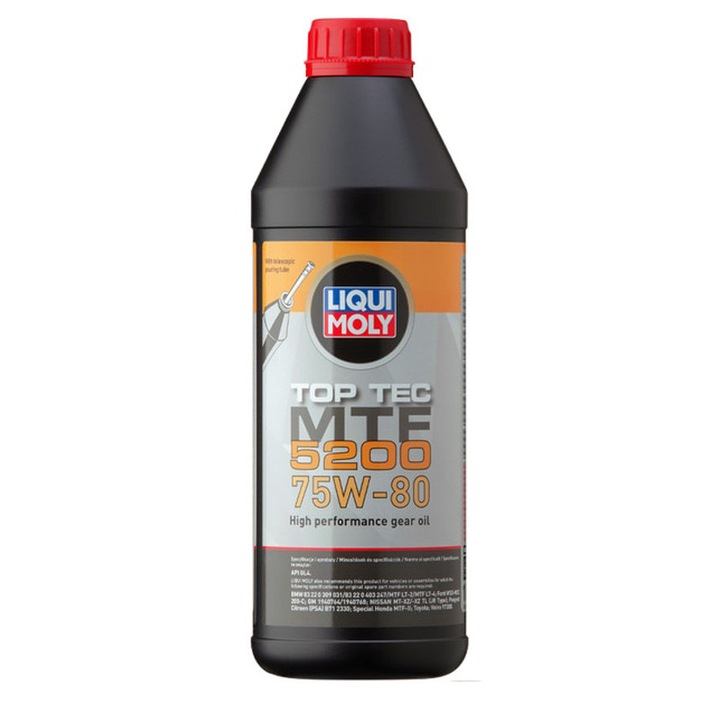 Ulei transmisie manuala Liqui Moly 75W-80 1L, API GL4