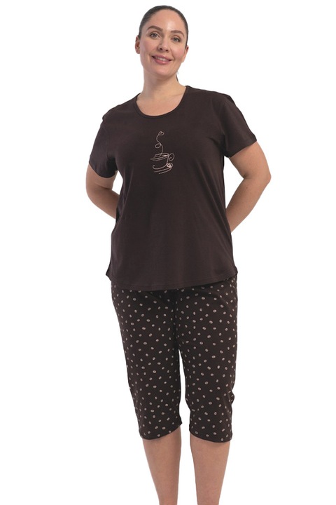 Pijamale dama Vienetta, Coffee Dots