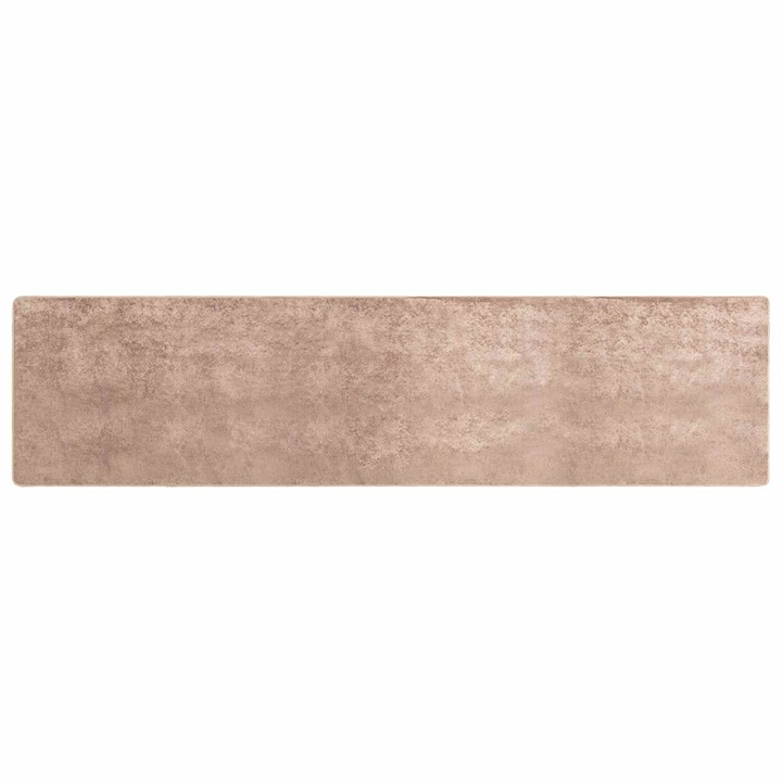vidaXL Szőnyeg futó MARSA Homokszín 80 x 400 cm Poliészter és PVC 42023116