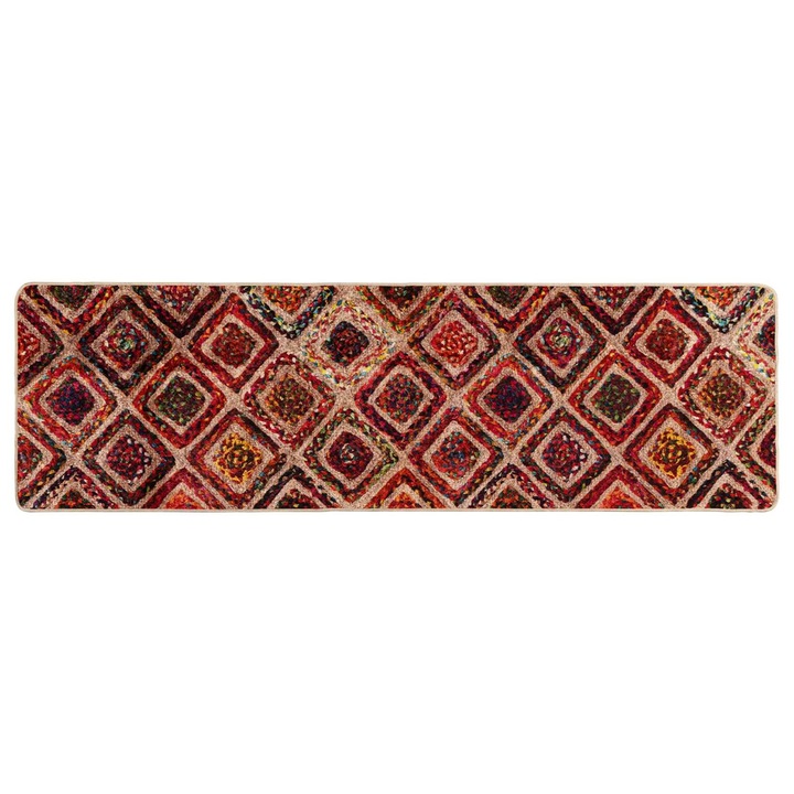 vidaXL Szőnyeg futó MARSA Sokszínű 50 x 200 cm Poliészter és PVC 42023258