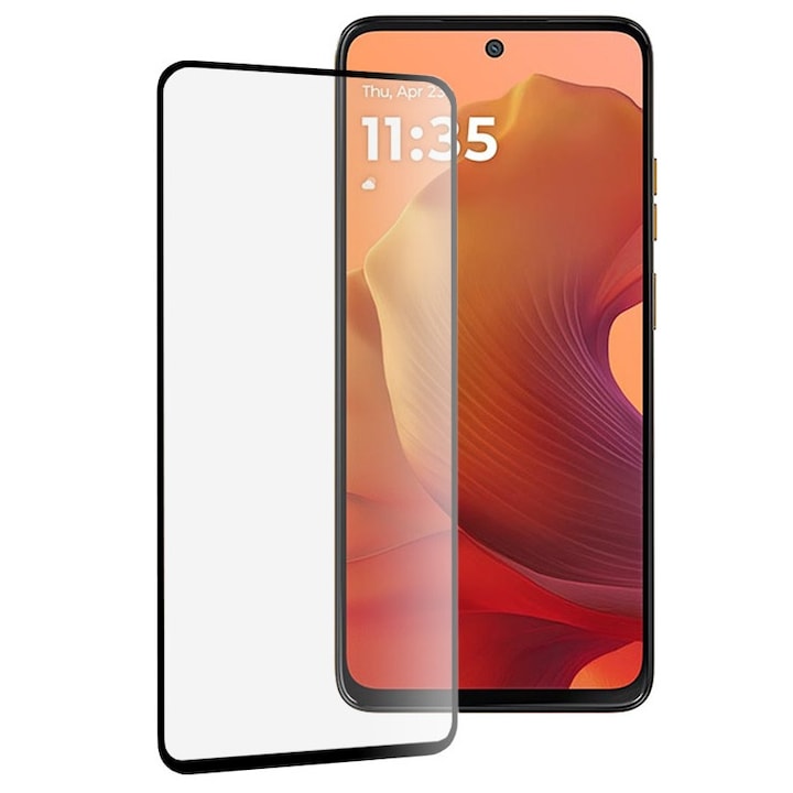 Folie sticla pentru Motorola Moto G17 / G17 Power 111d Full Cover / Full Glue tempered glass - clear
