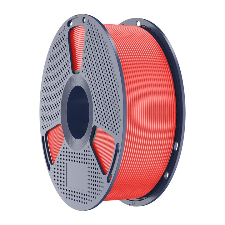 Filament pentru imprimanta 3D Sunlu PLA Plus Diametru 1.75mm, 1kg, Cherry Red