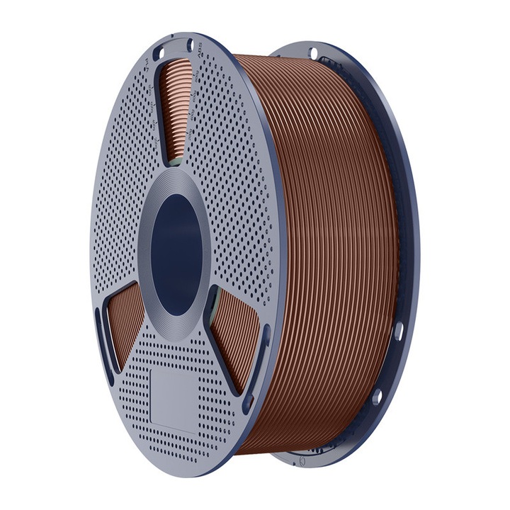 Filament pentru imprimanta 3D Sunlu PLA Plus Diametru 1.75mm, 1kg, Chocolate Brown