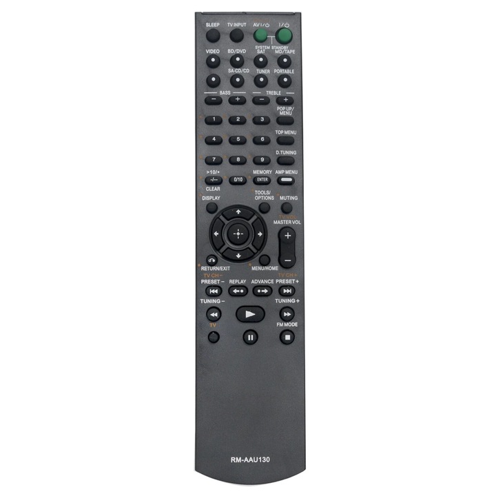Telecomanda inlocuire RM-AAU130 pentru Sony AV Receiver STR-DH130 STR-KM7 Sistem Audio
