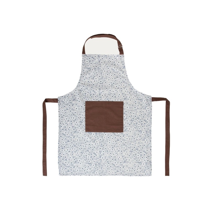 SALADO konyhai és grillsütő kötény, pamut, virágos, 60x80cm