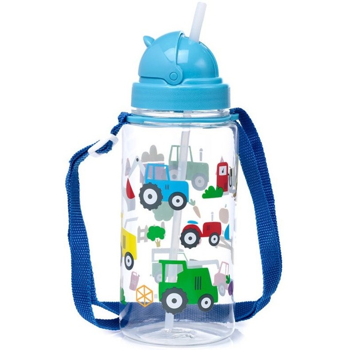 Sticla pentru apa cu pai - Children's Little Tractors