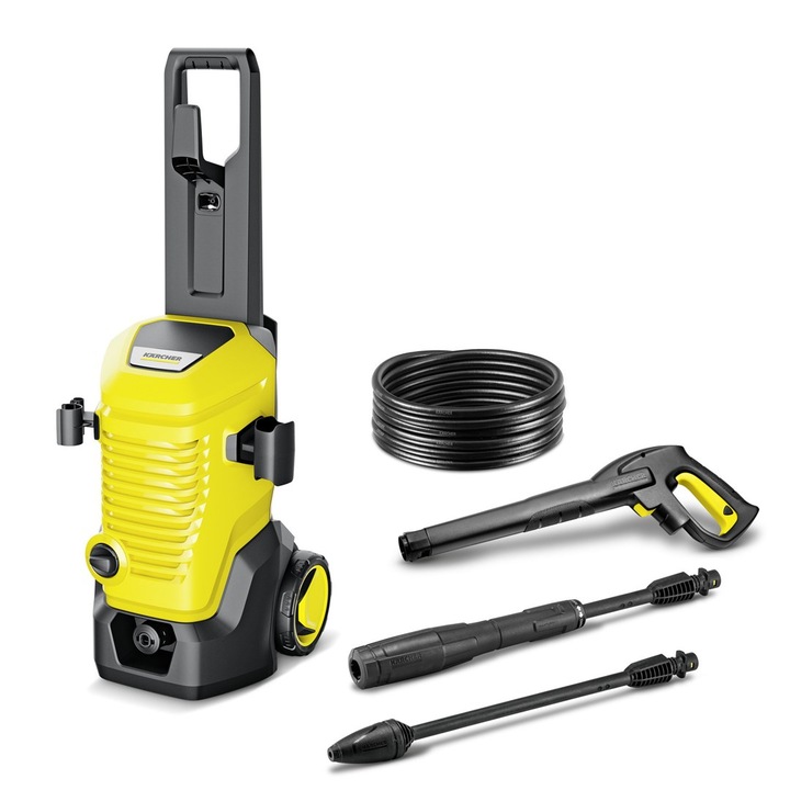 Aparat de Spalat cu Presiune Karcher AG K 5, 2100 W, 145 bar, 500 l/h, PremiumFlex, Galben