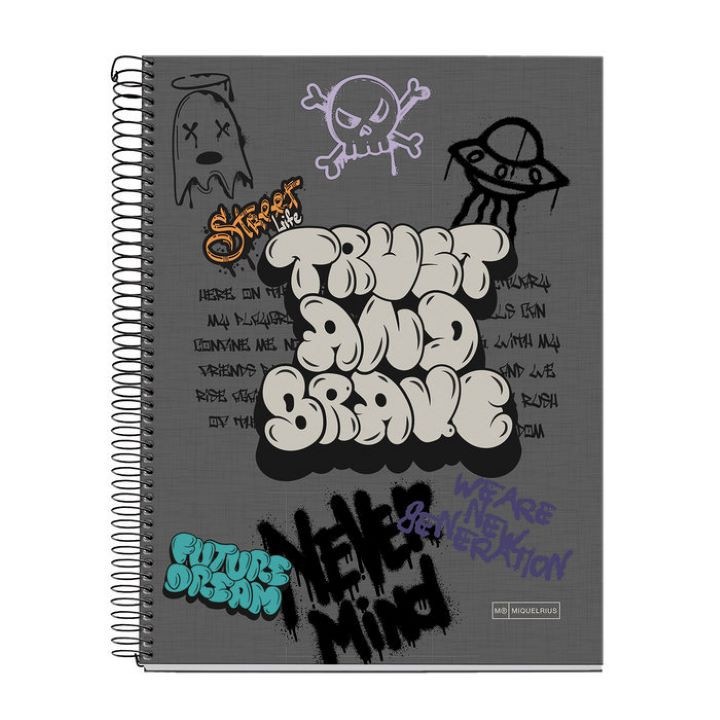 Caiet A4 120 file matematica Graffitti