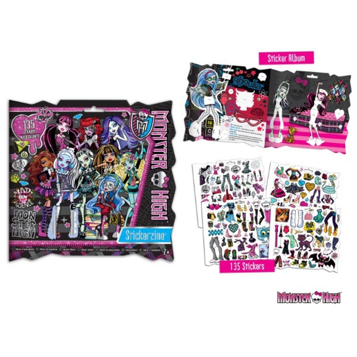 Album Monster High cu 135 de autocolante, mz