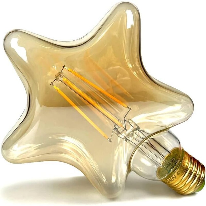 Bec LED Vintage 4W E27, meleg fény, 220/240V, 1 darabos szett