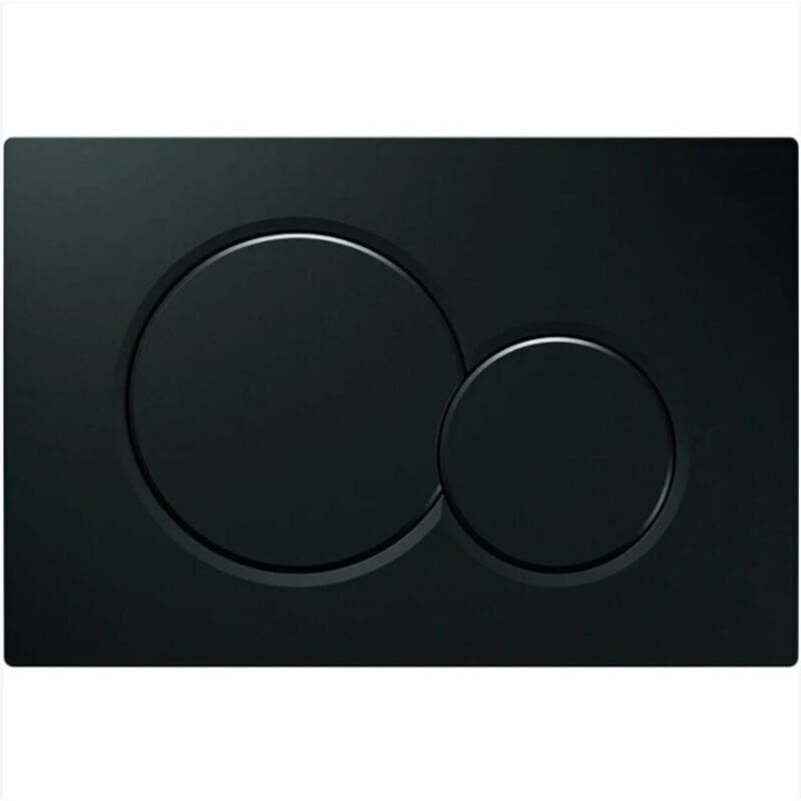 Placa de spalare duala, neagra, 247x165mm, material sintetic de inalta calitate