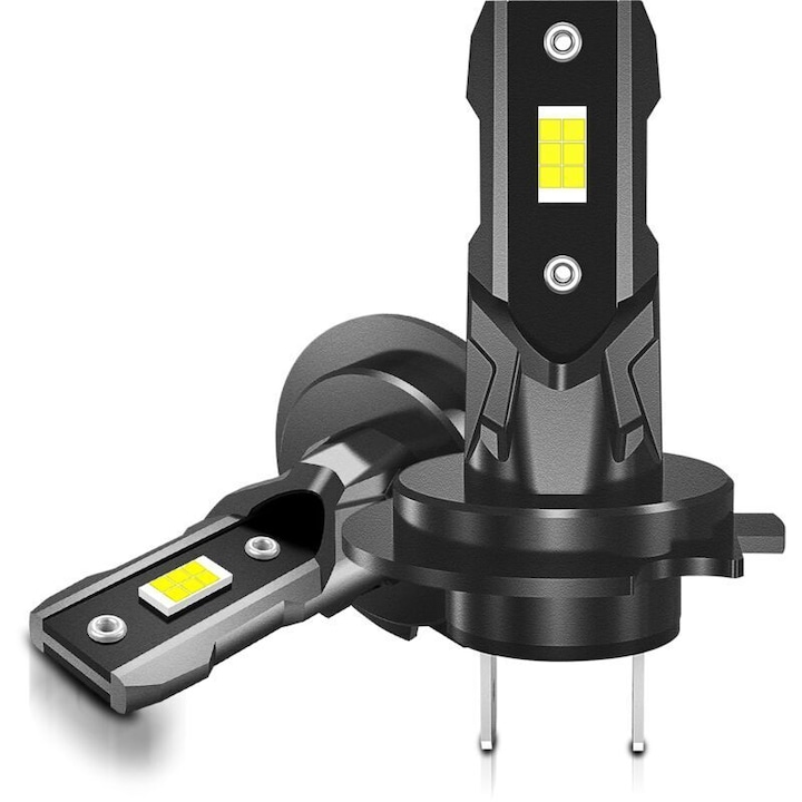 Bec LED H7 4000LM, 40W, 6500K, set de 2 bucati