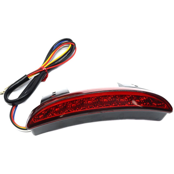 Kit de lumini LED spate 2 buc pentru Harley-Davidson - lumini de frana, pozitie si semnalizare integrate, compatibile cu Sportster XL883 si XL1200
