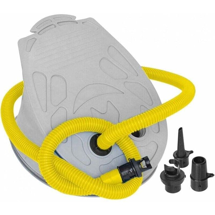 Felfújható pumpa, 22.9cm, 3 adapter, vízálló, hordozható