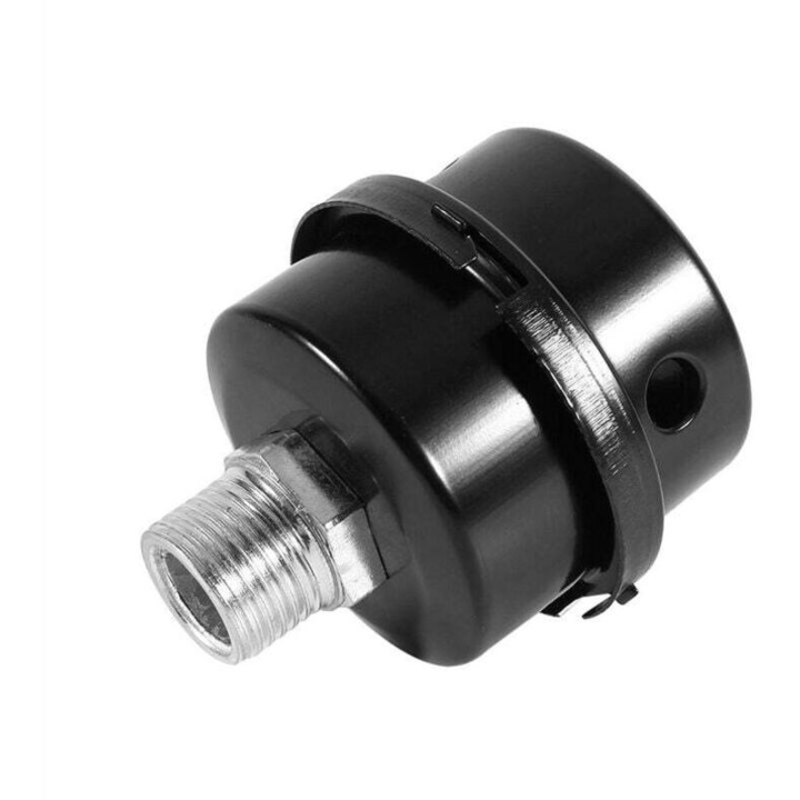 Filtru de aer comprimat silentios, 20 mm, pentru compresoare fara ulei