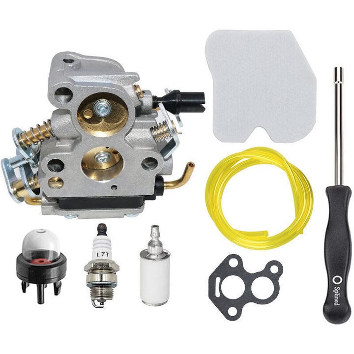 Carburator cu filtru de aer si filtru de combustibil pentru fierastrau cu lant Husqvarna 235, 235E, 236, 236E, 240, 240E, set complet
