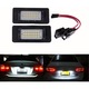 2 db LED rendszámtábla világítás készlet, hideg fehér, 12V, Audi A4 B8, A5, Q5, Passat, S5