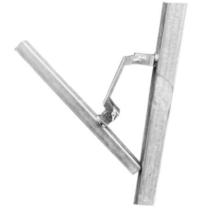 Scaun bar rotativ, baza din aliaj de aluminiu, design simplu, stabilitate crescuta, culoare argintie