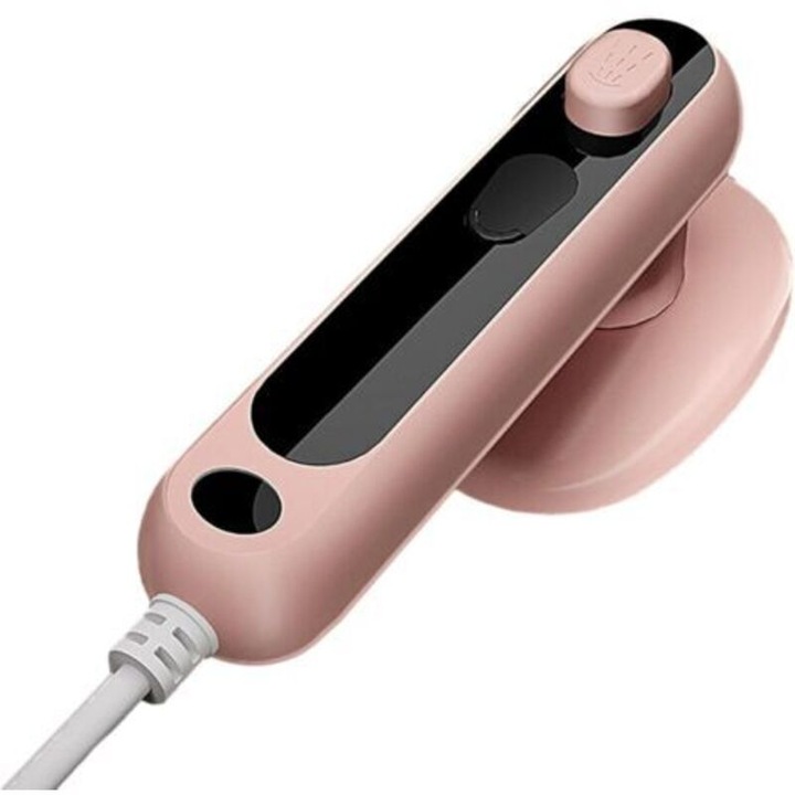 Fier de calcat portabil 2 in 1, mini, abur, design compact, 80ml, 40W