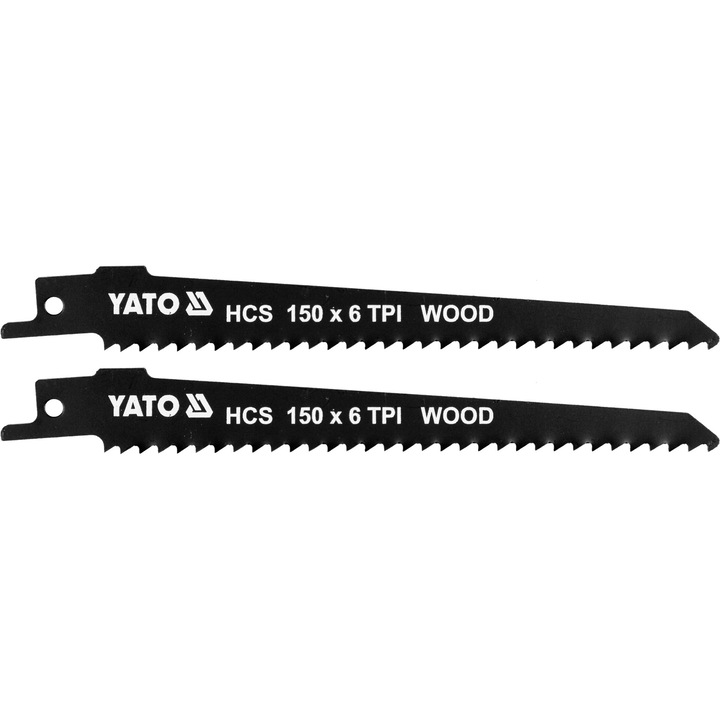 Yato fűrészlap, 150mm, 6tpi, 2 db-os készlet